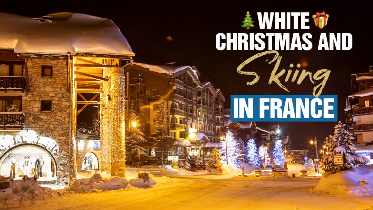 White Christmas And Skiing In France